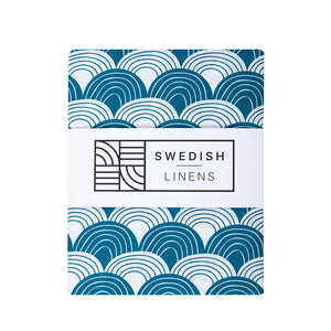 Rainbow Moroccan blue || Swedish linens
