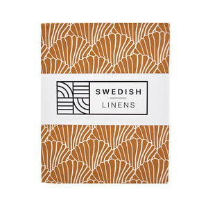 Seashells cinnamon || Swedish linens