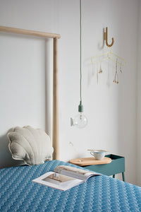 Seashells Moroccan blue || Swedish linens