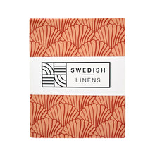 Load image into Gallery viewer, Seashells Terracotta || Swedish linens
