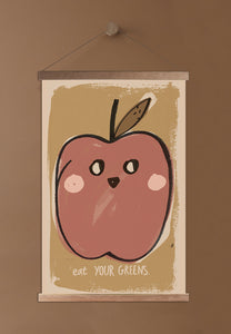 Wallposter || eat your greens