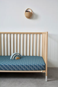Seashells Moroccan blue || Swedish linens
