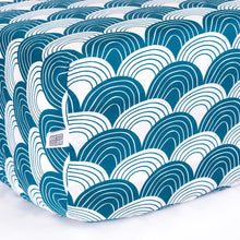 Load image into Gallery viewer, Rainbow Moroccan blue || Swedish linens