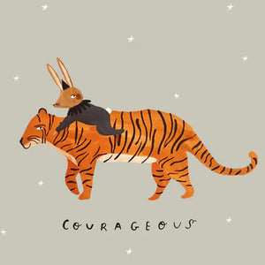 איור לחדר ילדים | COURAGEOUS