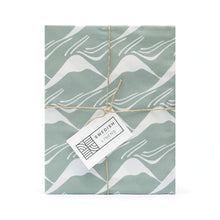 Load image into Gallery viewer, pillowcase || Mountains Glacier green