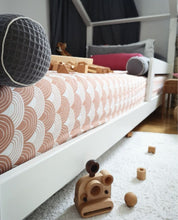 Load image into Gallery viewer, rainbows terracota pink || swedish linens
