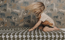 Load image into Gallery viewer, Rainbow olive green || swedish linens